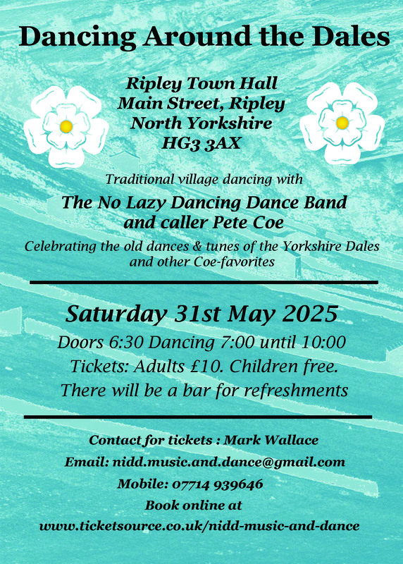 poster for Ripley Dales Dance on 31 May, 2025