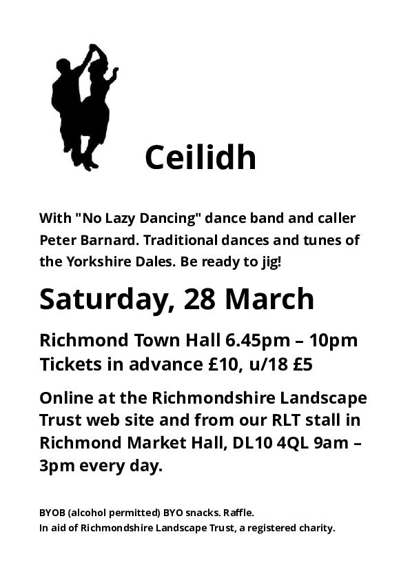 Ceilidh With "No Lazy Dancing" dance band and caller Peter Barnard